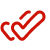 Neon heart design on black background